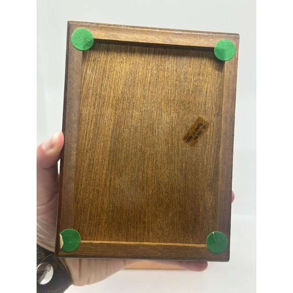 VTG Classic Car Playing Card Set with Wooden Storage Box 2 Decks MCM Decor - Picture 5 of 6